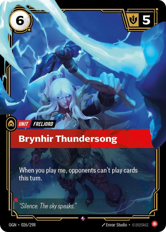 Brynhir Thundersong - Origins (OGN) NM *FOIL*