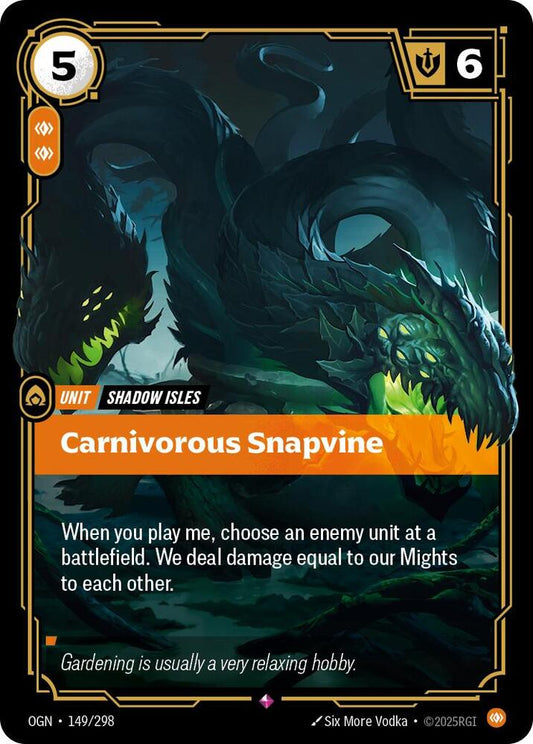Carnivorous Snapvine - Origins (OGN) NM *FOIL*