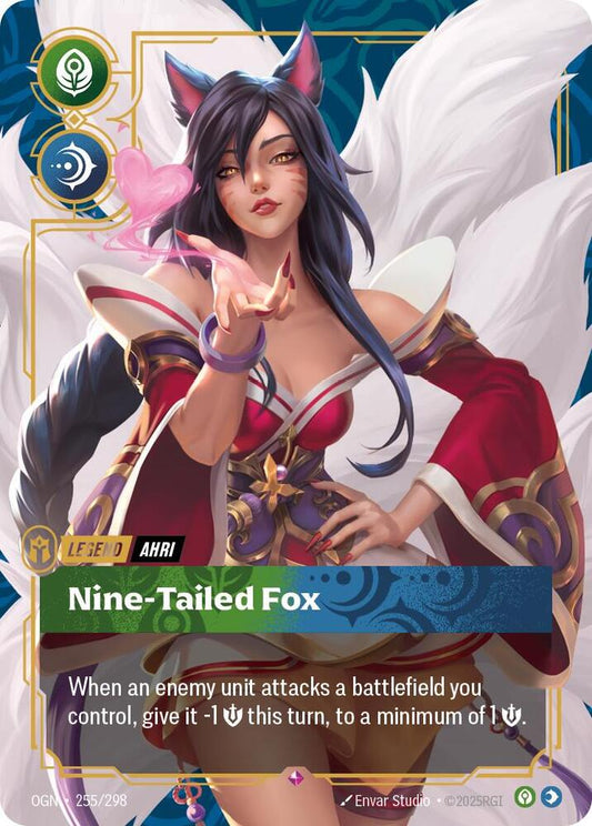 Ahri - Nine-Tailed Fox - Origins (OGN) NM *FOIL*