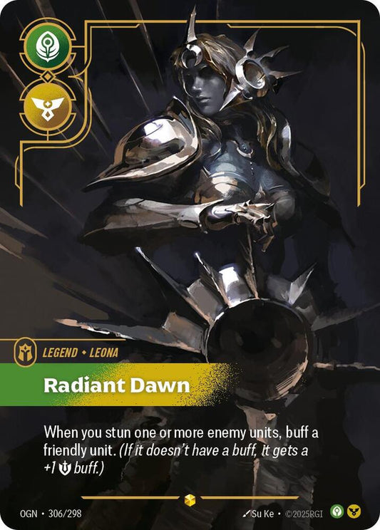 Leona - Radiant Dawn (Overnumbered) - Origins (OGN) NM *FOIL*