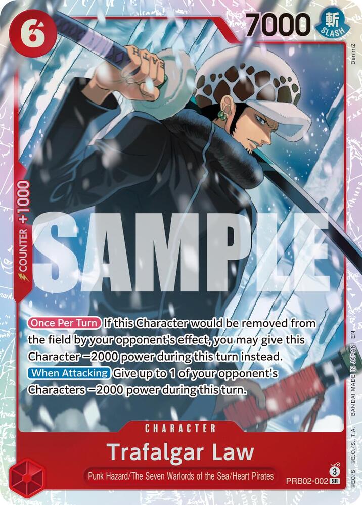 Trafalgar Law - PRB02-002 - Premium Booster -The Best- Vol. 2 (PRB-02) NM *FOIL*