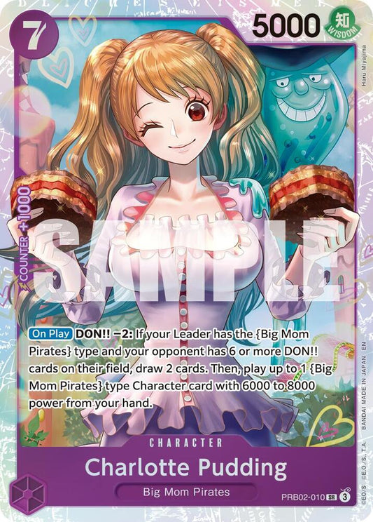 Charlotte Pudding - PRB02-010 - Premium Booster -The Best- Vol. 2 (PRB-02) NM *FOIL*