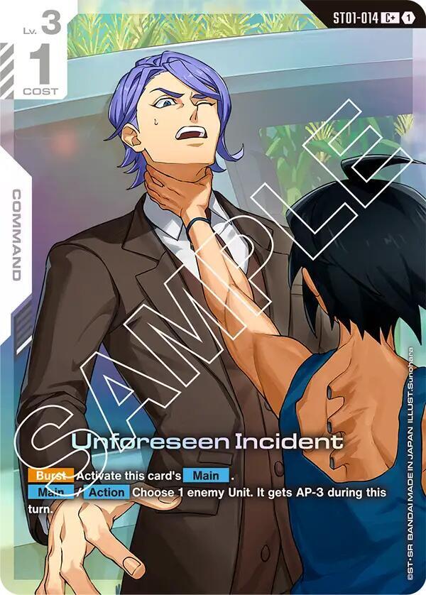 Unforeseen Incident (C+) - Starter Deck 05: Iron Bloom (ST05) NM *FOIL*