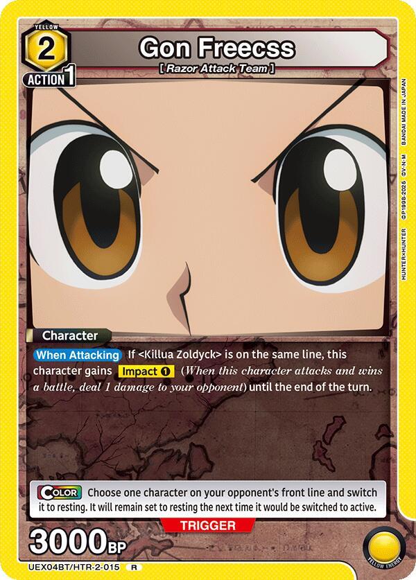 Gon Freecss (015) - UEX04BT: HUNTER X HUNTER Vol.2 (UEX04BT) NM *FOIL*