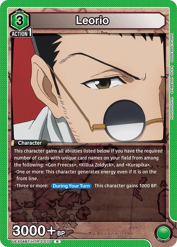 Leorio - UEX04BT: HUNTER X HUNTER Vol.2 (UEX04BT) NM *FOIL*