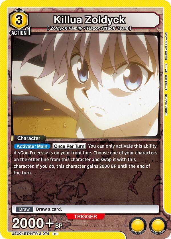 Killua Zoldyck (074) - UEX04BT: HUNTER X HUNTER Vol.2 (UEX04BT) LP *FOIL*