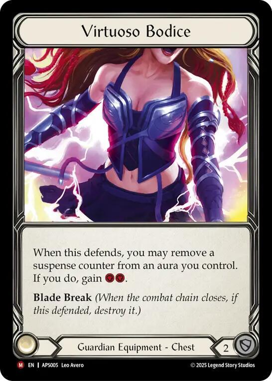 Virtuoso Bodice - Armory Deck: Pleiades Rainbow Foil NM