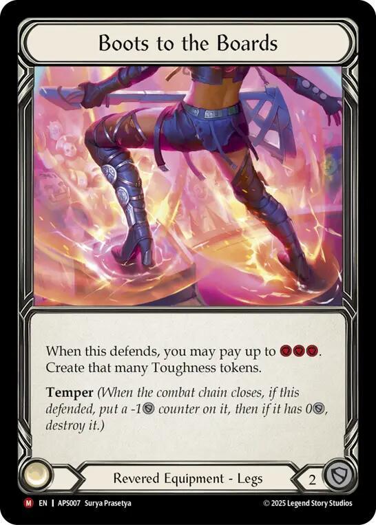 Boots to the Boards - Armory Deck: Pleiades Rainbow Foil NM
