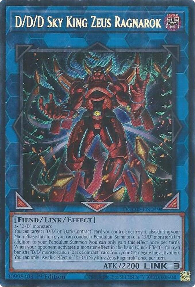 D/D/D Sky King Zeus Ragnarok - Doom of Dimensions (DOOD)
