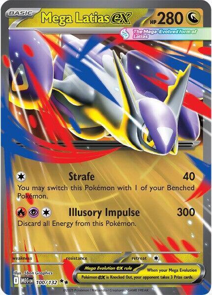Mega Latias ex - 100/132 - ME01: Mega Evolution (MEG) NM *FOIL*