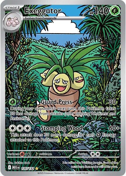 Exeggutor - 135/132 - ME01: Mega Evolution (MEG) NM *FOIL*