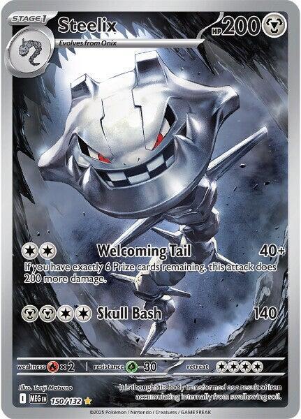 Steelix - 150/132 - ME01: Mega Evolution (MEG) NM *FOIL*