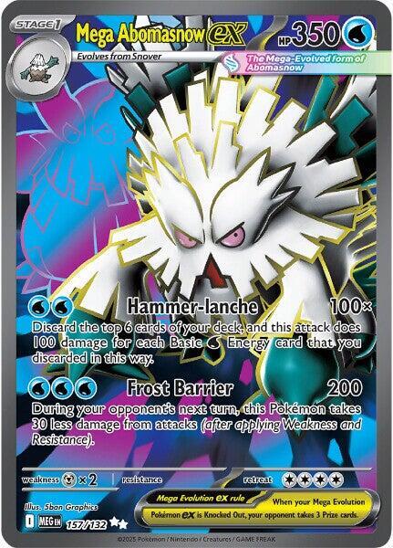 Mega Abomasnow ex - 157/132 - ME01: Mega Evolution (MEG) NM *FOIL*
