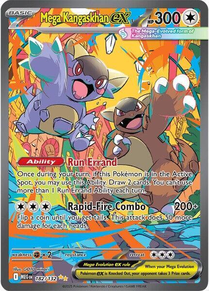 Mega Kangaskhan ex - 182/132 - ME01: Mega Evolution (MEG) NM *FOIL*