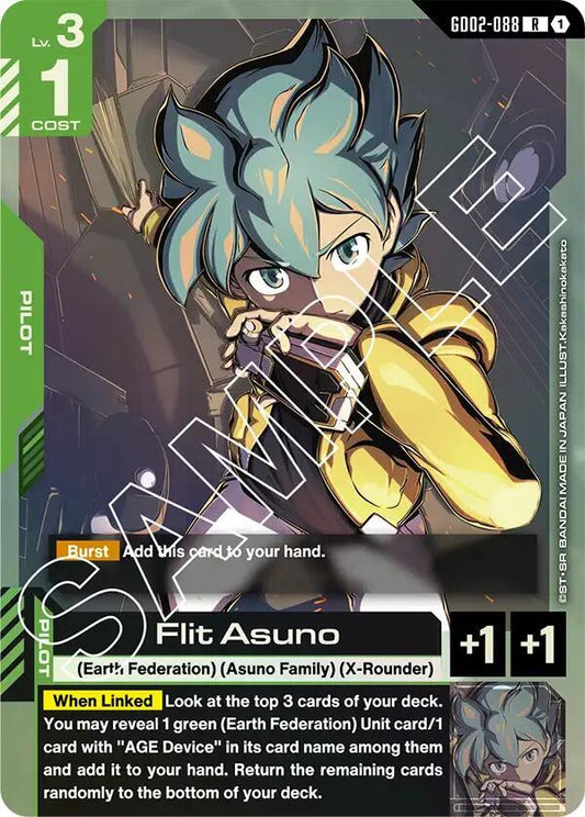 Flit Asuno - Dual Impact (GD02) NM *FOIL*