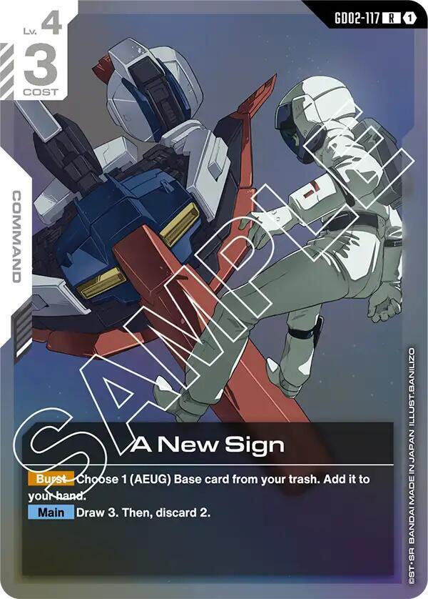 A New Sign - Dual Impact (GD02) NM *FOIL*