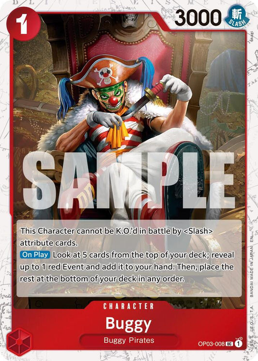 Buggy - OP03-008 (Pirate Foil) - Premium Booster -The Best- Vol. 2 (PRB-02) NM *FOIL*