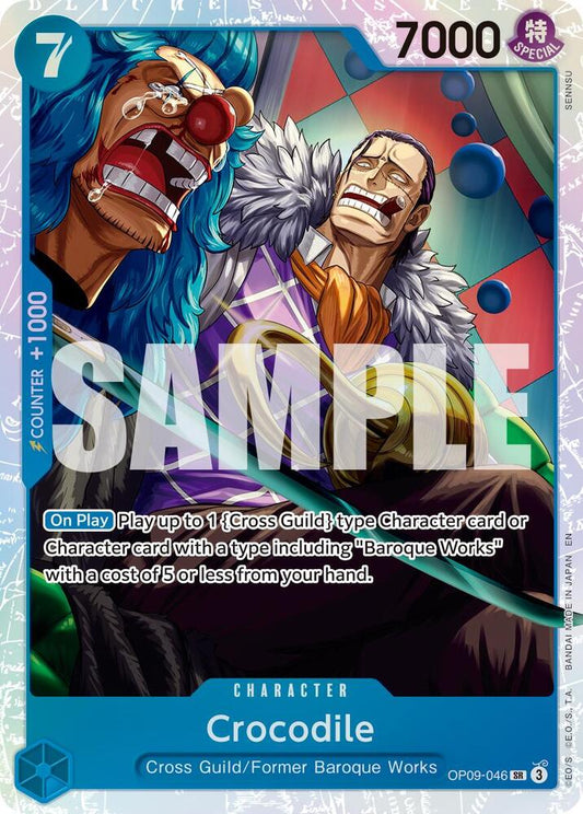 Crocodile - OP09-046 (Reprint) - Premium Booster -The Best- Vol. 2 (PRB-02) NM *FOIL*