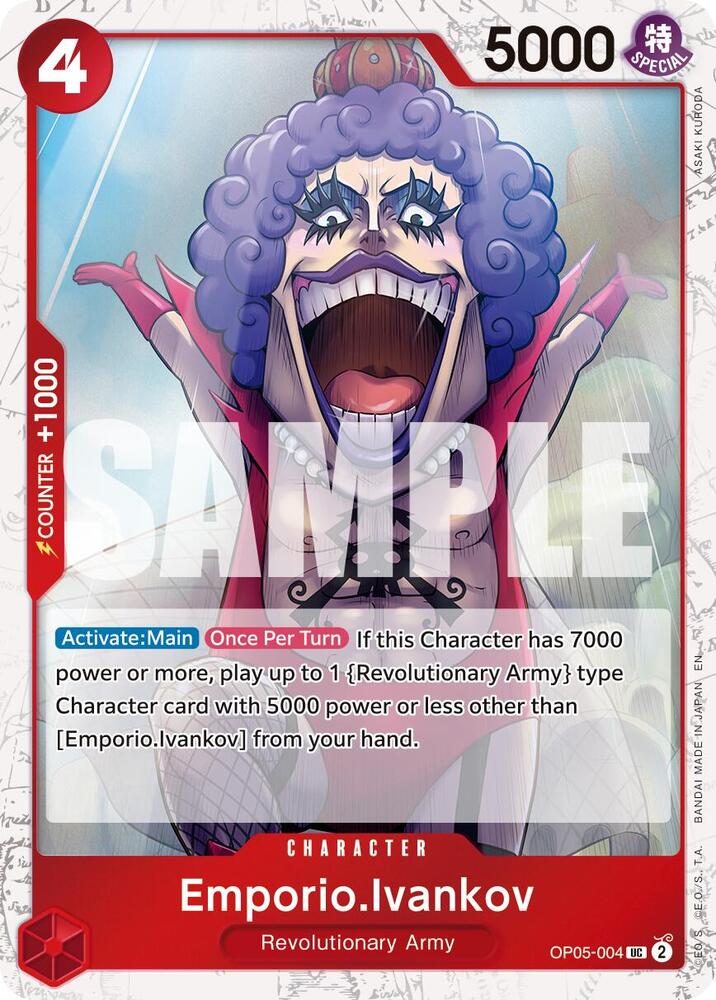 Emporio.Ivankov (Pirate Foil) - Premium Booster -The Best- Vol. 2 (PRB-02) NM *FOIL*