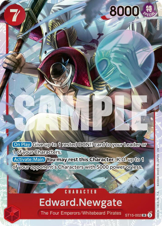 Edward.Newgate - ST15-002 (Reprint) - Premium Booster -The Best- Vol. 2 (PRB-02) NM *FOIL*