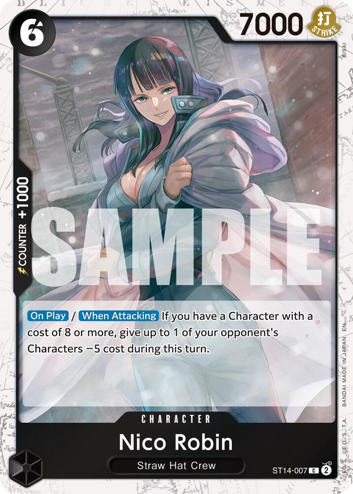 Nico Robin - ST14-007 (Pirate Foil) - Premium Booster -The Best- Vol. 2 (PRB-02) NM *FOIL*