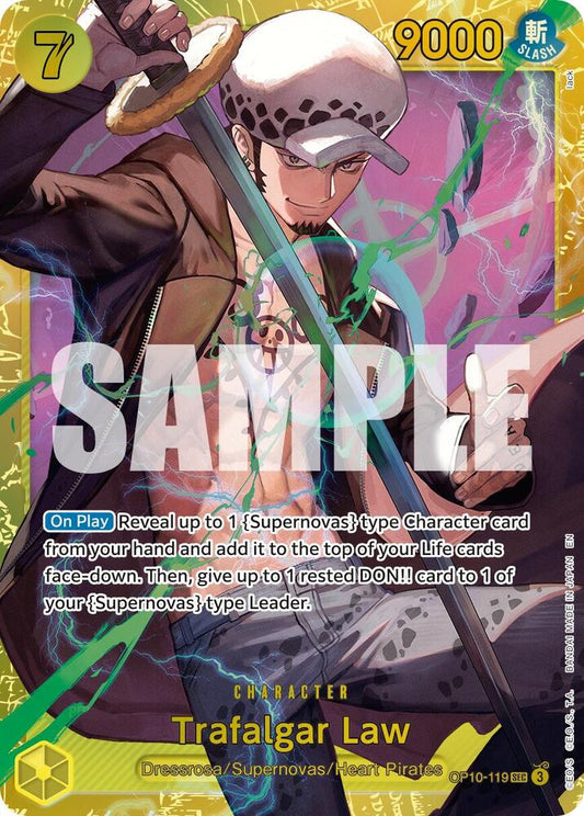 Trafalgar Law - OP10-119 (Reprint) - Premium Booster -The Best- Vol. 2 (PRB-02) NM *FOIL*