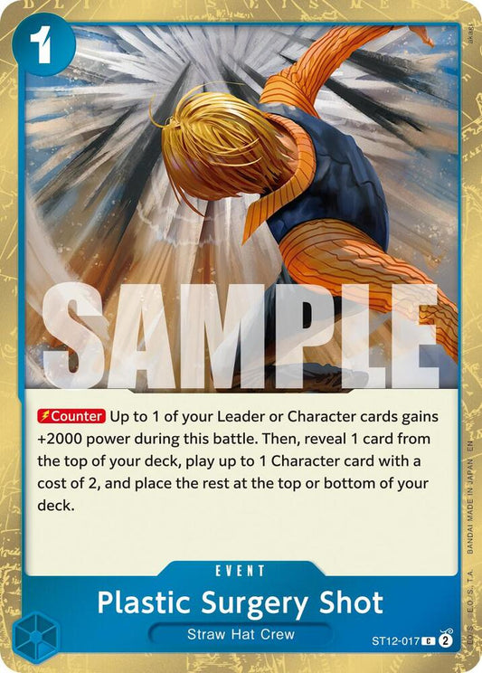 Plastic Surgery Shot - ST12-017 (Pirate Foil) - Premium Booster -The Best- Vol. 2 (PRB-02) NM *FOIL*