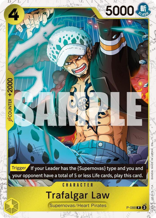 Trafalgar Law - P-088 (Pirate Foil) - Premium Booster -The Best- Vol. 2 (PRB-02) NM *FOIL*