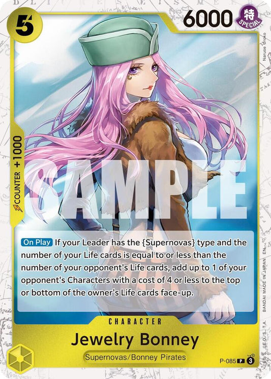 Jewelry Bonney - P-085 (Pirate Foil) - Premium Booster -The Best- Vol. 2 (PRB-02) NM *FOIL*