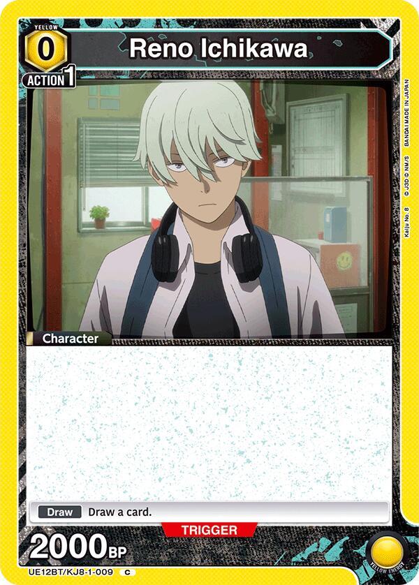 Reno Ichikawa (009) (Box Topper Foil) - UE12BT: Kaiju No. 8 (UE12BT) NM *FOIL*