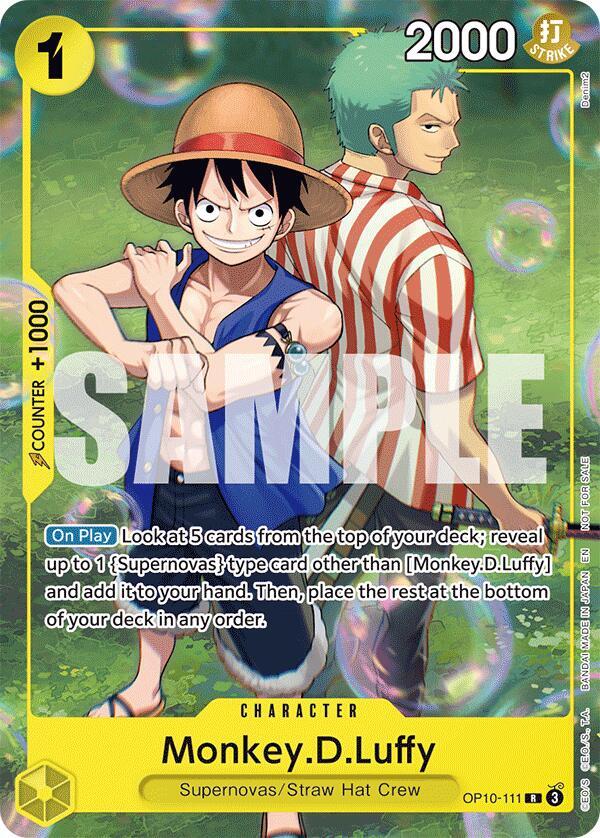 Monkey.D.Luffy (Learn Together Deck Set - Set Sail Event) - One Piece Promotion Cards (OP-PR) NM