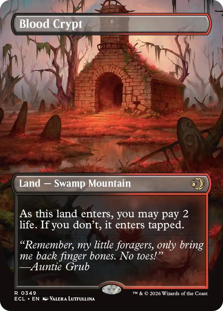 Blood Crypt (Borderless) - Lorwyn Eclipsed (ECL) NM