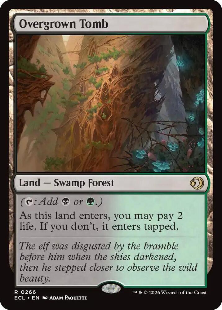 Overgrown Tomb - Lorwyn Eclipsed (ECL) NM