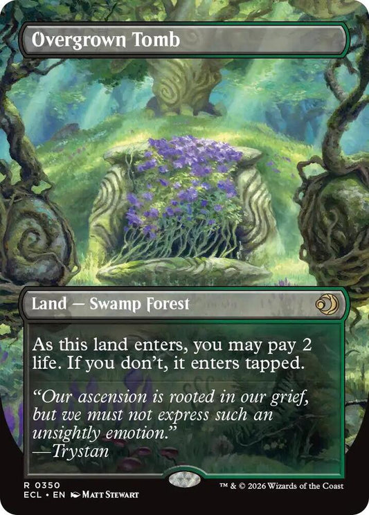 Overgrown Tomb (Borderless) - Lorwyn Eclipsed (ECL) NM