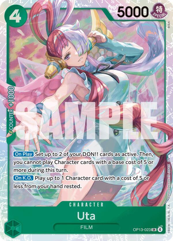 Uta - Carrying On His Will (OP13) NM *FOIL*