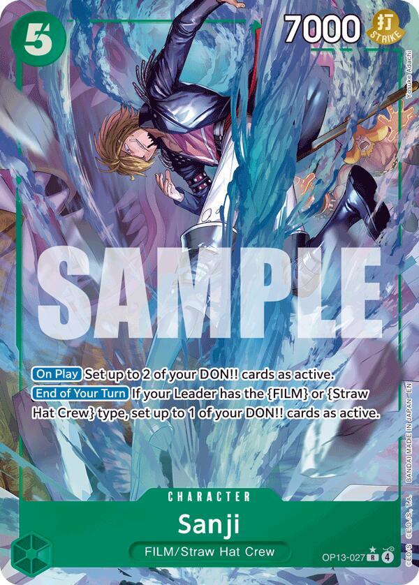 Sanji (Alternate Art) - Carrying On His Will (OP13) NM *FOIL*