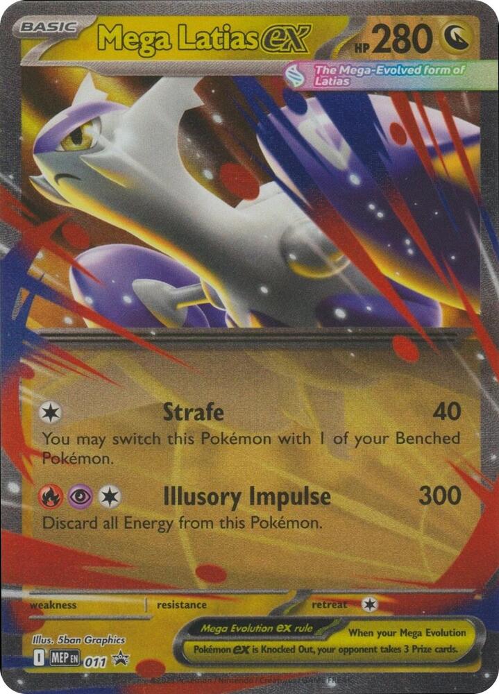 Mega Latias ex - 011 - ME: Mega Evolution Promo (MEP) NM
