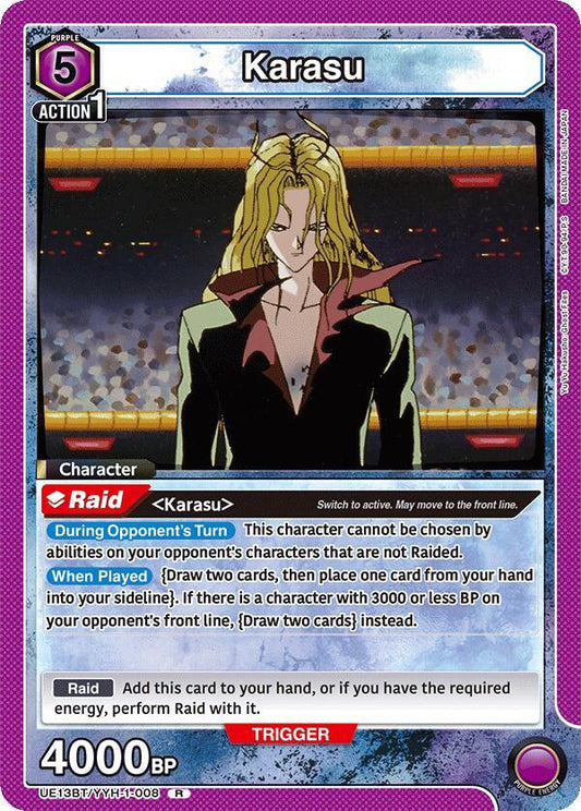 Karasu (008) - UE13BT: Yu Yu Hakusho: Ghost Files (UE13BT) NM *FOIL*