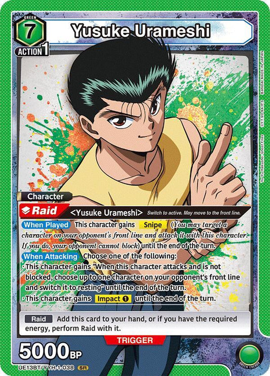 Yusuke Urameshi (038) - UE13BT: Yu Yu Hakusho: Ghost Files (UE13BT) NM *FOIL*