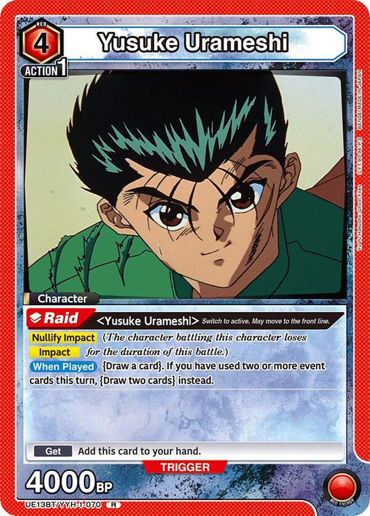 Yusuke Urameshi (070) - UE13BT: Yu Yu Hakusho: Ghost Files (UE13BT) NM *FOIL*