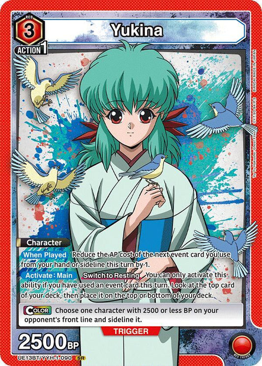 Yukina (090) - UE13BT: Yu Yu Hakusho: Ghost Files (UE13BT) NM *FOIL*