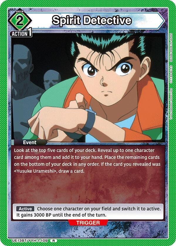Spirit Detective - UE13BT: Yu Yu Hakusho: Ghost Files (UE13BT) NM *FOIL*