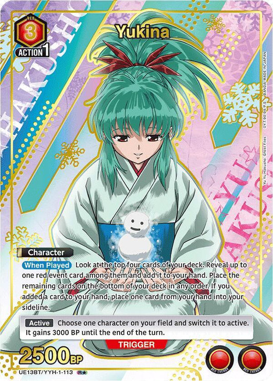 Yukina (113) (R*) - UE13BT: Yu Yu Hakusho: Ghost Files (UE13BT) NM *FOIL*