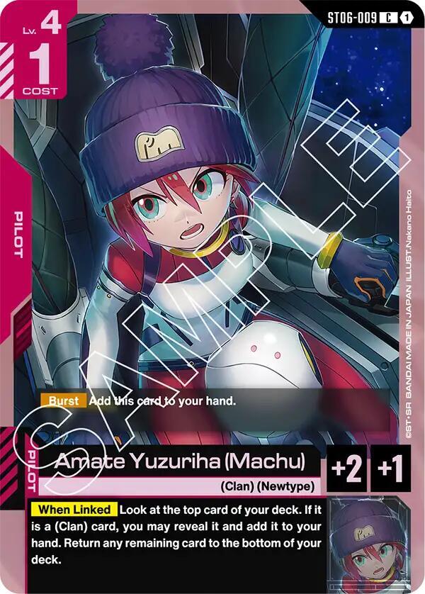 Amate Yuzuriha (Machu) - Starter Deck 06: Clan Unity (ST06) NM