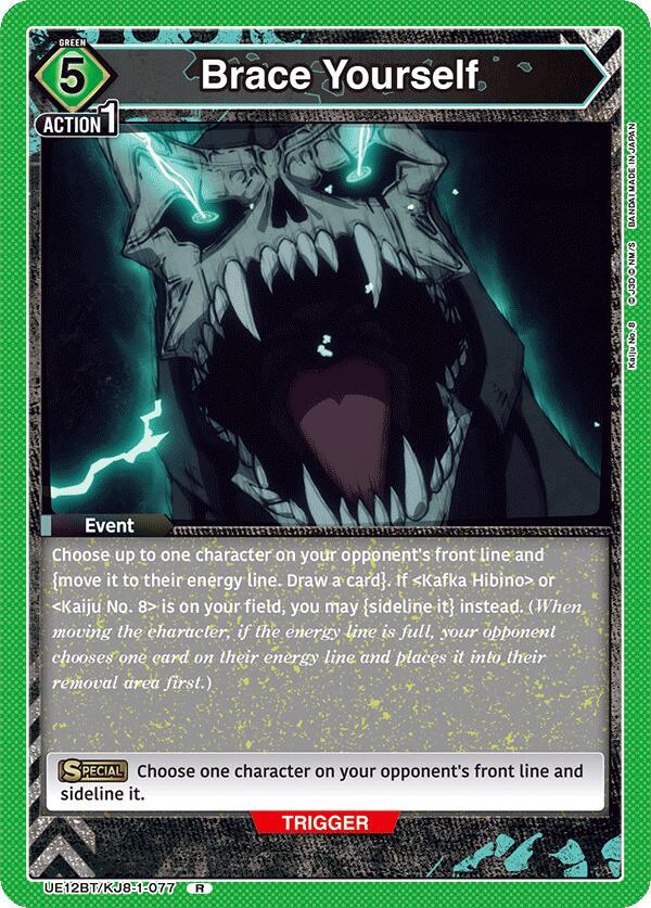 Brace Yourself - UE12BT: Kaiju No. 8 (UE12BT) NM *FOIL*