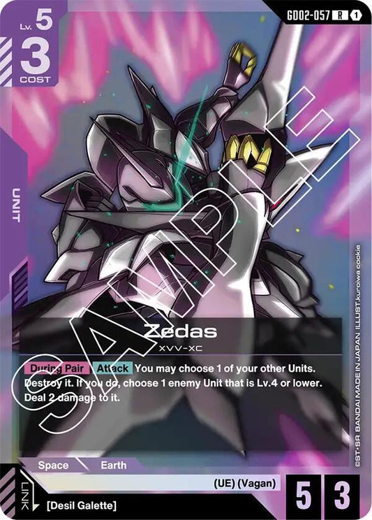 Zedas - Dual Impact (GD02) NM *FOIL*