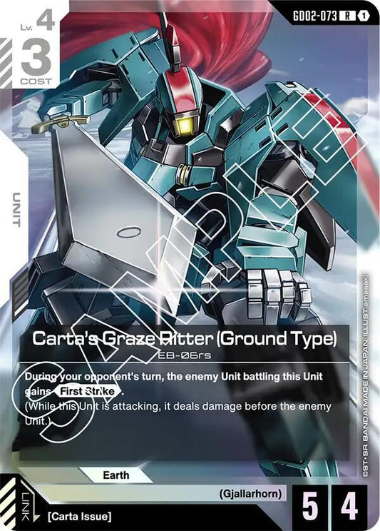 Carta's Graze Ritter (Ground Type) - Dual Impact (GD02) NM *FOIL*
