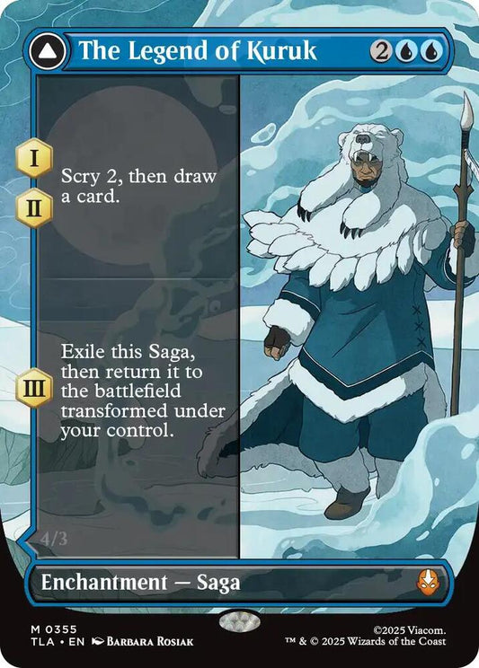 The Legend of Kuruk (Borderless) - Avatar: The Last Airbender (TLA) NM