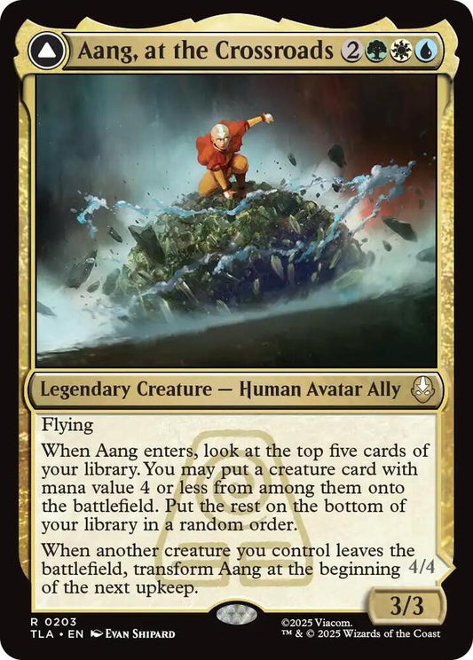 Aang, at the Crossroads - Avatar: The Last Airbender (TLA) NM