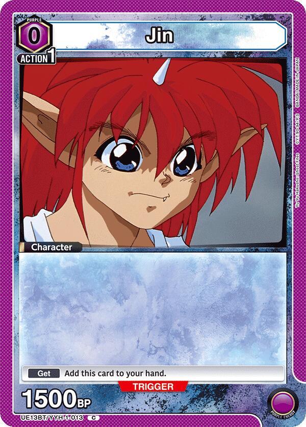 Jin (013) (Box Topper Foil) - UE13BT: Yu Yu Hakusho: Ghost Files (UE13BT) NM *FOIL*